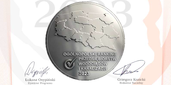 Ogólnopolski Ranking Przedsiębiorstw Wodociągów i Kanalizacji